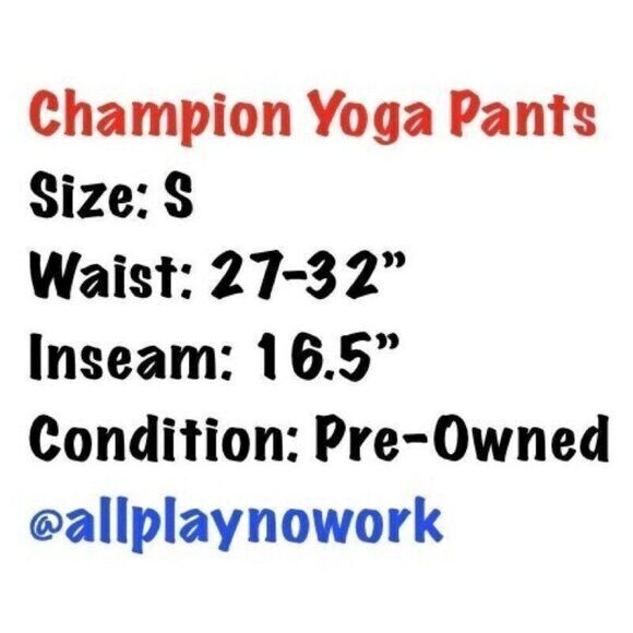 Champion Womens Double Dry Leggings Size Small Gray‎ Capri Workout Pants - Picture 4 of 7
